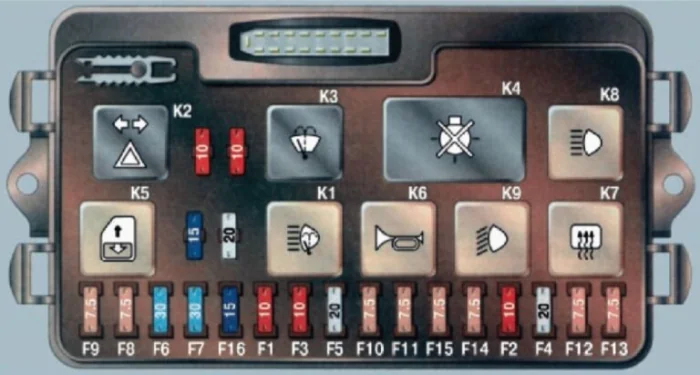 2109 схема нового блока предохранителей 2114-3722010-18