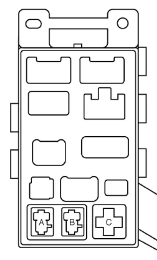 Lexus RX300 схема реле
