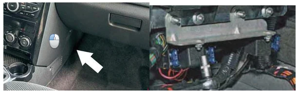 lada priora расположение предохранителя бензонасоса